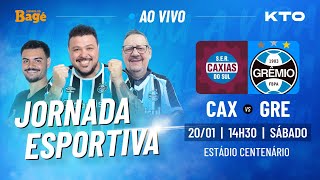 AO VIVOJORNADA DO BAGÉ CAXIAS X GRÊMIO DIRETO DO CENTENÁRIO [upl. by Aleahc]