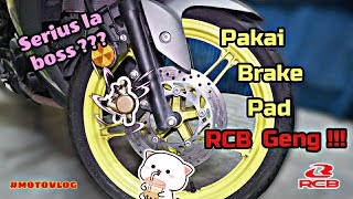 Yamaha Y15ZR  Cara Tukar Brake Pad Depan Y15ZR  Semudah ABC  DIY [upl. by Htesil]