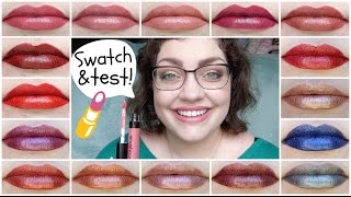 Lets Test smashbox Be Legendary Liquid Lip Pigments  Metals [upl. by Aleacim]