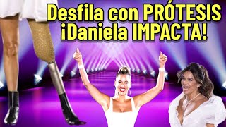 ¡Impactante Daniela Álvarez deslumbra con su prótesis en París junto a Eva Longoria [upl. by Ainwat]