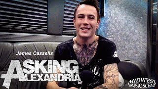 Asking Alexandria interview with James Cassells [upl. by Placia]