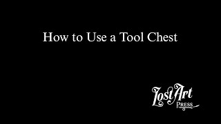 How to Use a Tool Chest [upl. by Haramat]