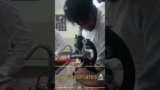 Microscope practical 🔬trending science virelshorts grnoida [upl. by Iver]