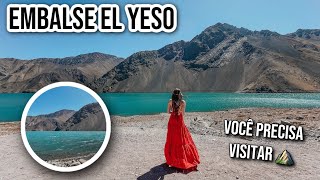 EMBALSE EL YESO DE CARRO  O passeio mais imperdível do Chile 🇨🇱 [upl. by Gnoud]