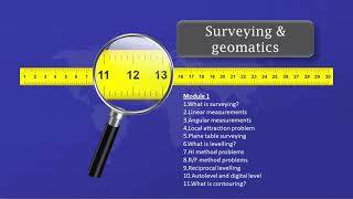 Module 1  Lecture 1 What is surveying [upl. by Yci]