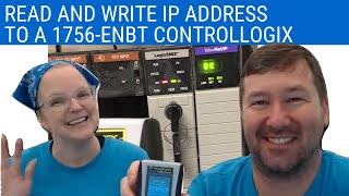 Reading and Writing IP Address to an Allen Bradley 1756ENBT Controllogix Ethernet Module DHCP BOOTP [upl. by Artim]