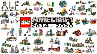 All LEGO Minecraft Sets from 2014 up to Spring 2020 Compilation of all Sets [upl. by Schrick]