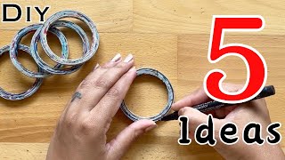 5 Different Diy Ideas Using Waste Paper  Wonderful Diy ideas made out of Newspaper [upl. by Estas]