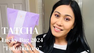 Tatcha Lucky Bag 2024  Fukubukuro 100 pt1 [upl. by Aicirtac]