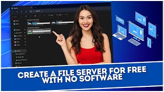 Create A File Server For FREE with No Software [upl. by Maer355]