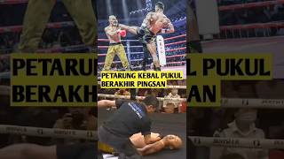 Akibat Terlalu Meremehkan Lawan Petarung Kebal Pukul Ini Berakhir Tertidurboxingshorts [upl. by Rumney]