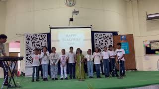 Teachers Day Song  Teachers Day Song By Dps Neel bad  Song For Teachers Day By Class 3 [upl. by Biancha]