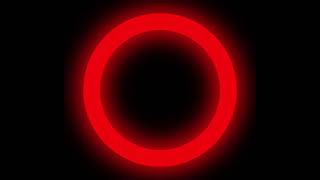 Red Screen Ring Circle Light Effect 1 Hour [upl. by Paloma934]