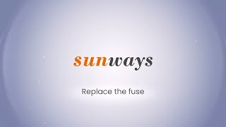 Sunways Inverter Fuse Replacement Tutorial [upl. by Lu]