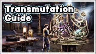 Beginner Guide to Transmutation  ESO  where and how to use the transmute station [upl. by Bambi]