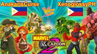 Marvel vs Capcom 2 New Age of Heroes  AnakarisCurse vs XenoglossyPH [upl. by Yank]