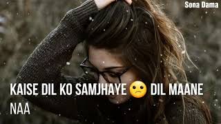 Baaton Ko Teri  Hum Bhula Na Sake  Female Version  Sad  Whatsapp Status Video [upl. by Arayt896]