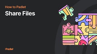 How to share files on Padlet [upl. by Kornher977]