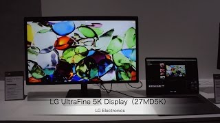 CES2017：LG Electronics「LG UltraFine Display」製品紹介 [upl. by Ainahs]