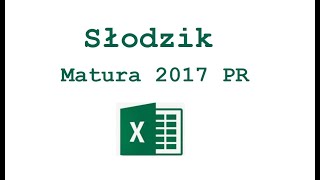 Zadanie Słodzik Matura z informatyki 2017 poziom rozszerzony [upl. by Laidlaw]