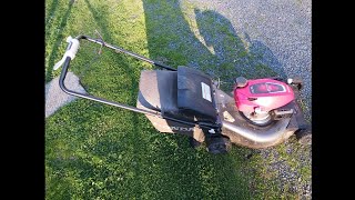 Honda mower GCV 170 Start up tutorial and demonstration [upl. by Naivart]