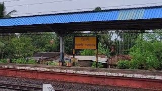 TBAE  Tribeni Railway Station 4K Video  West Bengal Eastern Railway  Howrah Bandel  Katwa Line [upl. by Dinnage]