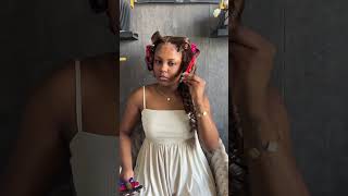 Chocolate Brown Glueless Wig wiginstall wigtutorial wiginfluencersoftcurls bodywavewigglueless [upl. by Anastasie866]