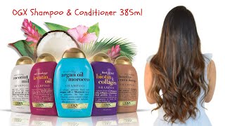 OGX Brazilian Biotin and Collagen Shampoo amp Conditioner 385ml [upl. by Oz]