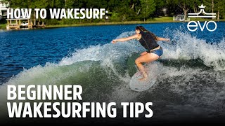 How to Wakesurf  Beginner Wakesurfing Tips [upl. by Rhoades85]