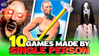 Top 10 Popular Games Made By A Single Person 😱 Part 2 [upl. by Alekat]