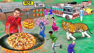 Mutton Pizza Jhopdi Dhaba Truck Drivers Stop Famous India Street Food Hindi Kahani New Hindi Stories [upl. by Burgess]