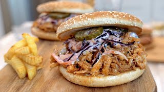 Best Pulled Chicken Burger Recipe [upl. by Leik]