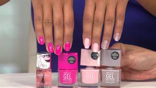 nails inc Gel Effect 4 Piece Collection with Amy Stran [upl. by Ahsenek]