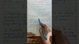 Some important terms used in Magnetism class12 physics cbse neet magnetism shortsvideo [upl. by Kirshbaum829]