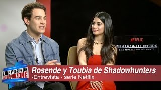 A solas con Alberto Rosende y Emeraude Toubia de Shadowhunters [upl. by Latoya]