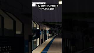 T30 leaves Clydeson for Carlington trainways [upl. by Atis]