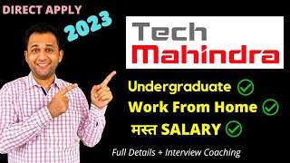 Tech Mahindra BPO Job 2023  Work From Home  Full Time Permanent  275 Lakhs Salary [upl. by Enilecram]