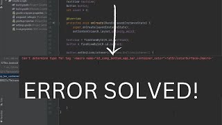 SOLVING cant determine type tag for macro error [upl. by Yenaffit]