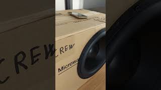 subwoofer in Cardboard box [upl. by Schnell]