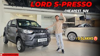 Maruti S Presso 🤑 Cheapest Car in India  S Presso Top Model 2024  Price 549 Lakhs [upl. by Aicissej]