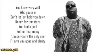 The Notorious BIG  Juicy Lyrics [upl. by Ynoep861]