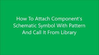 How To Attach Components Symbol With Pattern and Call It From Library  Diptrace  UrduHindi [upl. by Suravart260]