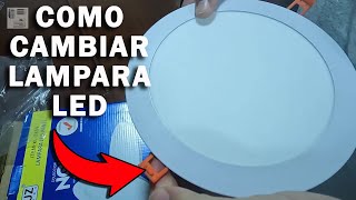 Como reemplazar una lámpara led tipo panel [upl. by Aicarg]