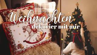 wir dekorieren amp backen die ersten Plätzchen gemeinsam🎄🍪 nostalgische Weihnachtsdeko cottage core [upl. by Aimahs674]