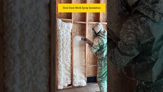 How Does Work Spray Insulation promonster [upl. by Sutsugua]