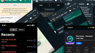 Flexible Cash  Personal Loan amp Flexi Cash  Personal Loan App Contact List hacked harrasment 😰 [upl. by Arytahs]