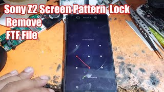 Sony Z2 Screen Pattern Lock Remove FTF File [upl. by Ahsok214]