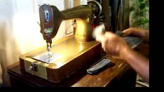 HeavyDuty New Home Type H Sewing Machine Demo Video [upl. by Runck14]