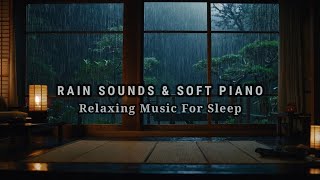 3 Hours Relaxing Music with Rain Sounds for Sleeping  Warm Room to Stress Relief Sleep Meditation [upl. by Nahtanaoj688]