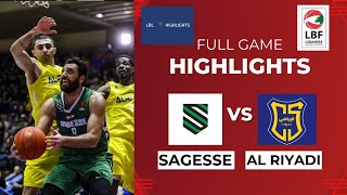 Sagesse vs Al Riyadi Full Game Highlights 20232024 RETOUR [upl. by Nnahs519]